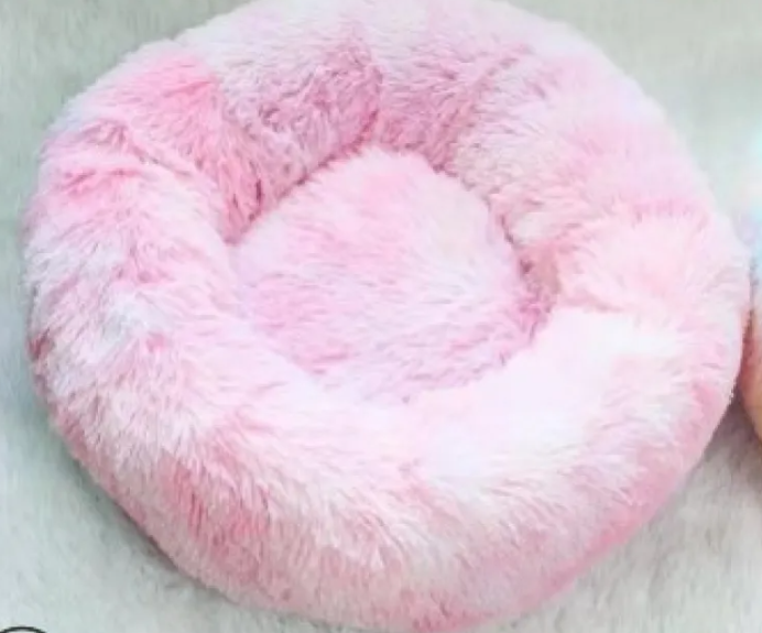 Cozy Plush Round Pet Bed