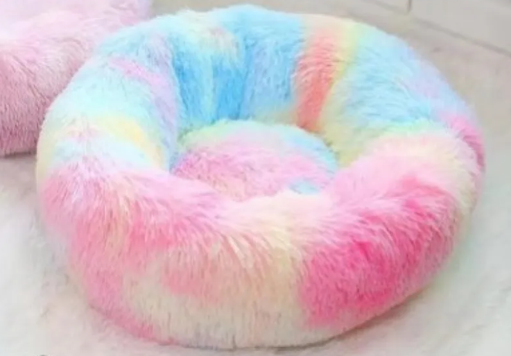 Cozy Plush Round Pet Bed