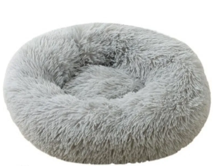 Cozy Plush Round Pet Bed