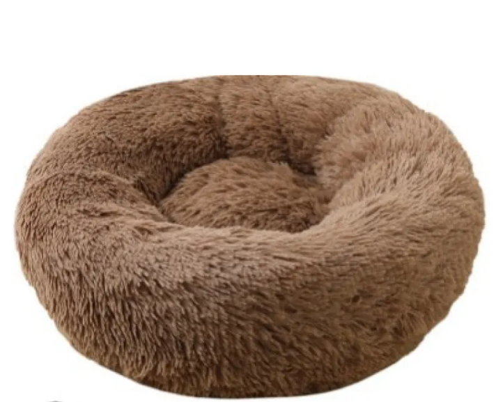Cozy Plush Round Pet Bed