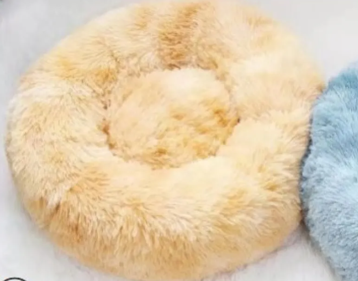 Cozy Plush Round Pet Bed